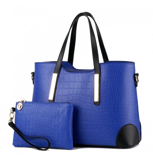 Croc Leather Tote