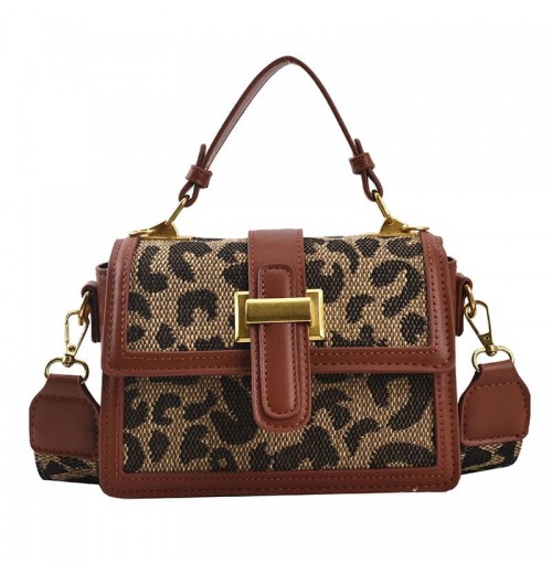 Leopard Print Crossbody Bag