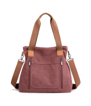 Large Zip Top Canvas Tote Bag