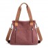 Large Zip Top Canvas Tote Bag