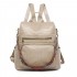 Backpack With Back Zipper Pocket